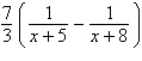 <strong>Write the partial fraction decomposition of the rational expression. </strong> A) B) C) D) E)