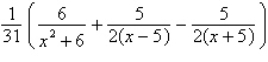 <strong>Write the partial fraction decomposition of the rational expression. </strong> A) B) C) D) E)