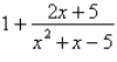 <strong>Write the partial fraction decomposition of the improper rational expression. </strong> A) B) C) D) E)