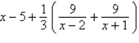 <strong>Write the partial fraction decomposition of the improper rational expression. </strong> A) B) C) D) E)