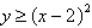 <strong>Write an inequality for the shaded region shown in the figure. </strong> A) B) C) D) E)