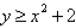 <strong>Write an inequality for the shaded region shown in the figure. </strong> A) B) C) D) E)