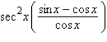 <strong>Factor; then use fundamental identities to simplify the expression below and determine which of the following is not equivalent. </strong> A) B) C) D) E)