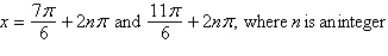 <strong>Solve the multiple-angle equation. </strong> A) B) C) D) E)
