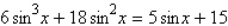 <strong>Use a graphing utility to approximate the solutions (to three decimal places) of the given equation in the interval . </strong> A) B) C) D) E)