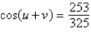 <strong>Find the exact value of given that and . (Both u and v are in Quadrant II.)</strong> A) B) C) D) E)