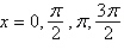 <strong>Find the exact solutions of the given equation in the interval . </strong> A) B) C) D) E)