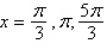 <strong>Find all solutions of the given equation in the interval . </strong> A) B) C) D) E)