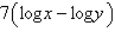 <strong>Condense the expression to the logarithm of a single term.</strong> A) B) C) D) E)