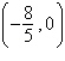 <strong>Solve for any x-intercepts for the graph of .</strong> A) B) C) D) E)