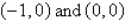 <strong>Solve for any x-intercepts for the graph of .</strong> A) B) C) D) E)