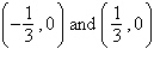 <strong>Solve for any x-intercepts for the graph of .</strong> A) B) C) D) E)