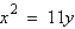 <strong>Write an equation for a cross section of the parabolic ear (used to hear sounds from a distance) shown in the picture. d = 2.75 inches</strong> A) B) C) D) E)