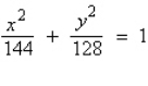 <strong>Find the standard form of the equation of the ellipse with the following characteristics. foci: major axis of length: 12</strong> A) B) C) D) E)