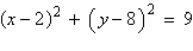 <strong>Write the equation of the circle in standard form. </strong> A) B) C) D) E)