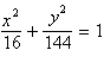 <strong>Find the standard form of the equation of the ellipse with the following characteristics.</strong> A) B) C) D) E)