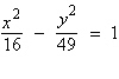 <strong>Find the standard form of the equation of the ellipse with vertices and eccentricity .</strong> A) B) C) D) E)