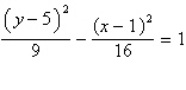 <strong>Find the standard form of the equation of the hyperbola with the given characteristics.</strong> A) B) C) D) E)