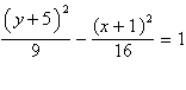 <strong>Find the standard form of the equation of the hyperbola with the given characteristics.</strong> A) B) C) D) E)