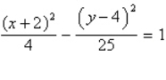 <strong>Find the standard form of the equation of the hyperbola with the given characteristics.</strong> A) B) C) D) E)