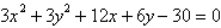 <strong>Identify the conic by writing the equation in standard form. </strong> A) ; ellipse B) ; ellipse C) ; circle D) ; circle E) ; circle