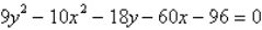 <strong>Identify the conic by writing the equation in standard form. </strong> A) ; hyperbola B) ; hyperbola C) ; ellipse D) ; hyperbola E) ; ellipse