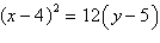<strong>Identify the conic by writing the equation in standard form. </strong> A) ; hyperbola B) ; hyperbola C) ; parabola D) ; circle E) ; parabola