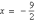 <strong>From the graph of the quadratic function , determine the equation of the axis of symmetry.</strong> A) B) C) D) E)