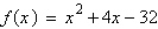 <strong>Determine the x-intercept(s) of the quadratic function .</strong> A) B) C) D) E) no x-intercept(s)