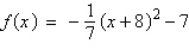 <strong>Write the quadratic function in standard form.</strong> A) B) C) D) E)