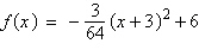 <strong>Write the standard form of the equation of the parabola that has a vertex at and passes through the point .</strong> A) B) C) D) E)