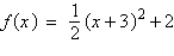 <strong>Write the standard form of the equation of the parabola that has a vertex at and passes through the point .</strong> A) B) C) D) E)