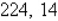 <strong>Find two positive real numbers whose product is a maximum and whose sum of the first number and four times the second is 280.</strong> A) B) C) D) E)