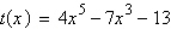 <strong>Describe the right-hand and the left-hand behavior of the graph of .</strong> A) Because the degree is odd and the leading coefficient is positive, the graph falls to the left and rises to the right. B) Because the degree is odd and the leading coefficient is positive, the graph rises to the left and rises to the right. C) Because the degree is odd and the leading coefficient is positive, the graph falls to the left and falls to the right. D) Because the degree is odd and the leading coefficient is positive, the graph rises to the left and falls to the right. E) Because the degree is even and the leading coefficient is positive, the graph rises to the left and rises to the right.