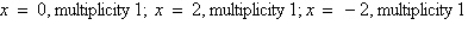 <strong>Using a graphing utility, graph and approximate the zeros and their multiplicity.</strong> A) B) C) D) E)
