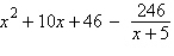 <strong>Use long division to divide. </strong> A) B) C) D) E)