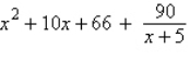 <strong>Use long division to divide. </strong> A) B) C) D) E)