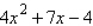 <strong>Use synthetic division to divide. </strong> A) B) C) D) E)