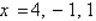 <strong>If is a root of , use synthetic division to factor the polynomial completely and list all real solutions of the equation.</strong> A) ; B) ; C) ; D) ; E) ;