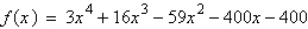 <strong>Find all the rational zeros of the function .</strong> A) B) C) D) E)