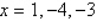 <strong>Find all real solutions of the polynomial equation .</strong> A) B) C) D) E)