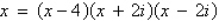 <strong>Write as a product of linear factors.</strong> A) B) C) D) E)