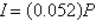 <strong>The simple interest on an investment is directly proportional to the amount of the investment. By investing $7750 in a certain certificate of deposit, you obtained an interest payment of $372.00 after 1 year. Determine a mathematical model that gives the interest, I , for this CD after 1 year in terms of the amount invested, P.</strong> A) B) C) D) E)