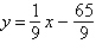 <strong>Write the slope-intercept form of the equation of the line through the given point perpendicular to the given line. point: (-7, -8) line: -9x - 45y = 9</strong> A) B) C) D) E)
