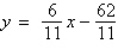 <strong>Write the linear function f such that it has the indicated values. </strong> A) B) C) D) E)