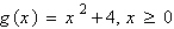 Show algebraically that f and g are inverse functions.