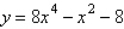 <strong>Use algebraic tests to check the following for symmetry with respect to the axes and the origin. </strong> A) No symmetry. B) Symmetric with respect to the y-axis. C) Symmetric with respect to the origin. D) Symmetric with respect to the x-axis.