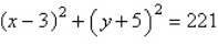 <strong>Write the standard form of the equation of the circle with the given characteristics. endpoints of a diameter: , </strong> A) B) C) D) E)
