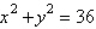 <strong>Find the center and radius of the circle .</strong> A) center: , radius: 4 B) center: , radius: 4 C) center: , radius: 6 D) center: , radius: 6 E) center: , radius: 6