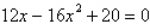 <strong>Write the following quadratic equation in standard form. </strong> A) B) C) D) E)